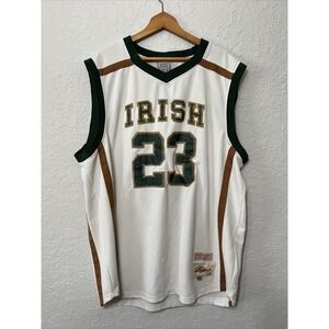 Lebron James #23 IRISH High School‎ Jersey SIZE 2XL 54 True School Authentics